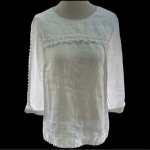 J.Crew linen blouse size  4 worn twice